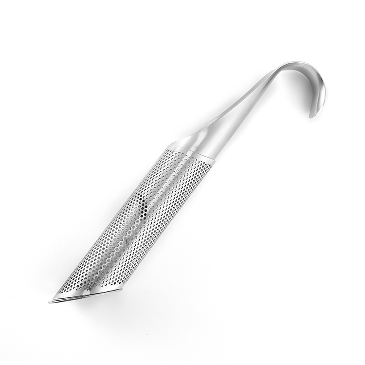 304 stainless steel tea strainer hanging pipe-shaped tea strainer for brewing tea pic 2