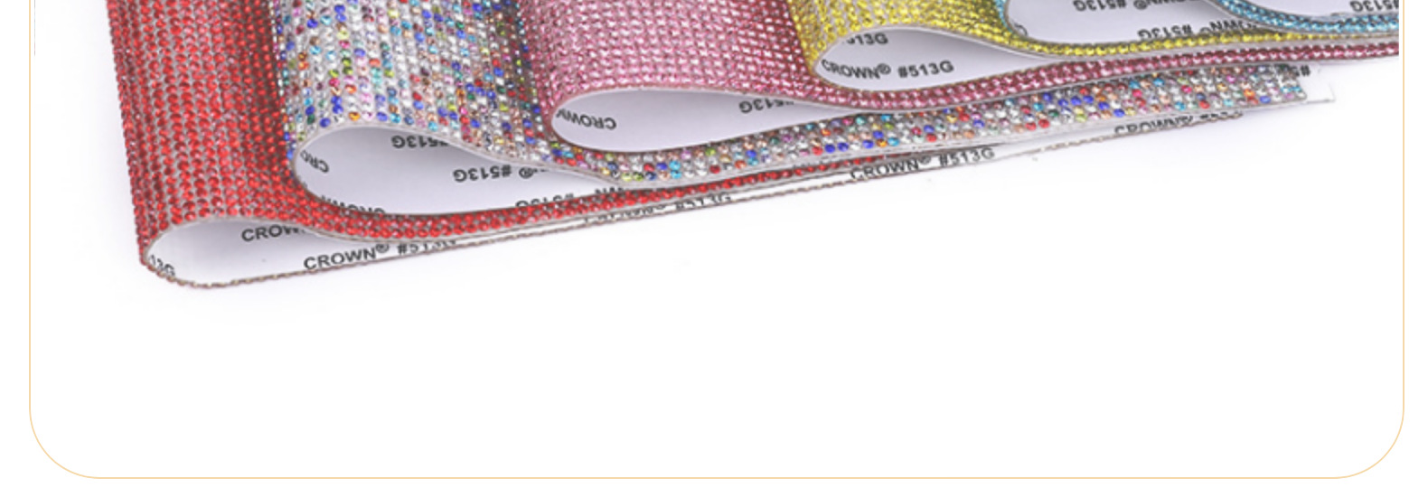 跨境爆款现货24*20CM钻贴 玻璃水钻DIY汽车贴 背胶钻 化妆盒贴钻详情2