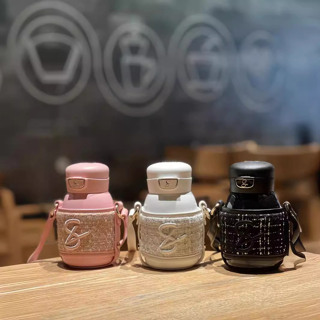 saylee小立欣悦水杯时尚女士高颜值双饮吸管食品级塑料杯子高端礼详情5