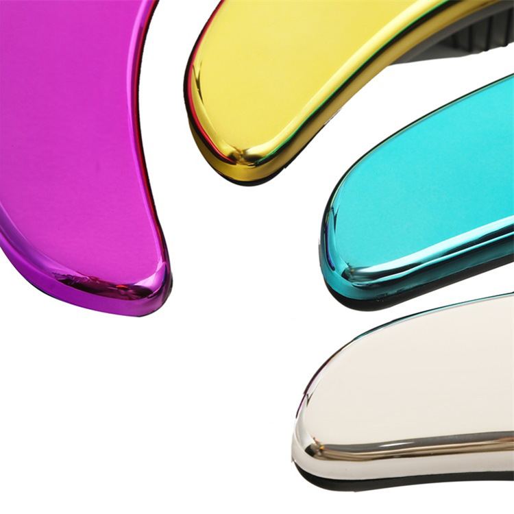 【 Small Wholesale 】 Popular electroplated princess hair comb for smooth hair in foreign trade pic 7