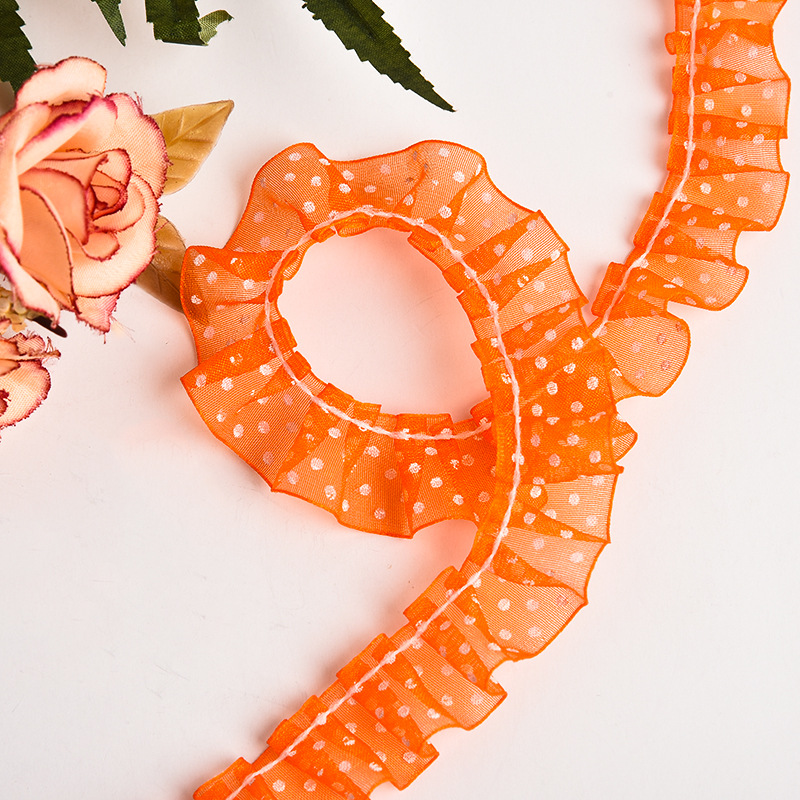 Colorful sequined cotton thread pure cotton water-soluble lace flower cutout diy lace ethnic minority clothing pic 18