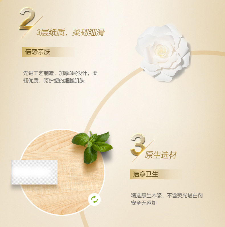 洁柔抽纸24包纸巾100抽3层面巾抽纸餐巾纸整箱卫生纸纸巾家用批发详情5