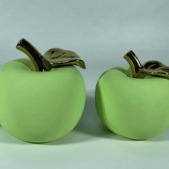 简约欧式家用酒店用定制苹果摆件电镀多彩多色详情11