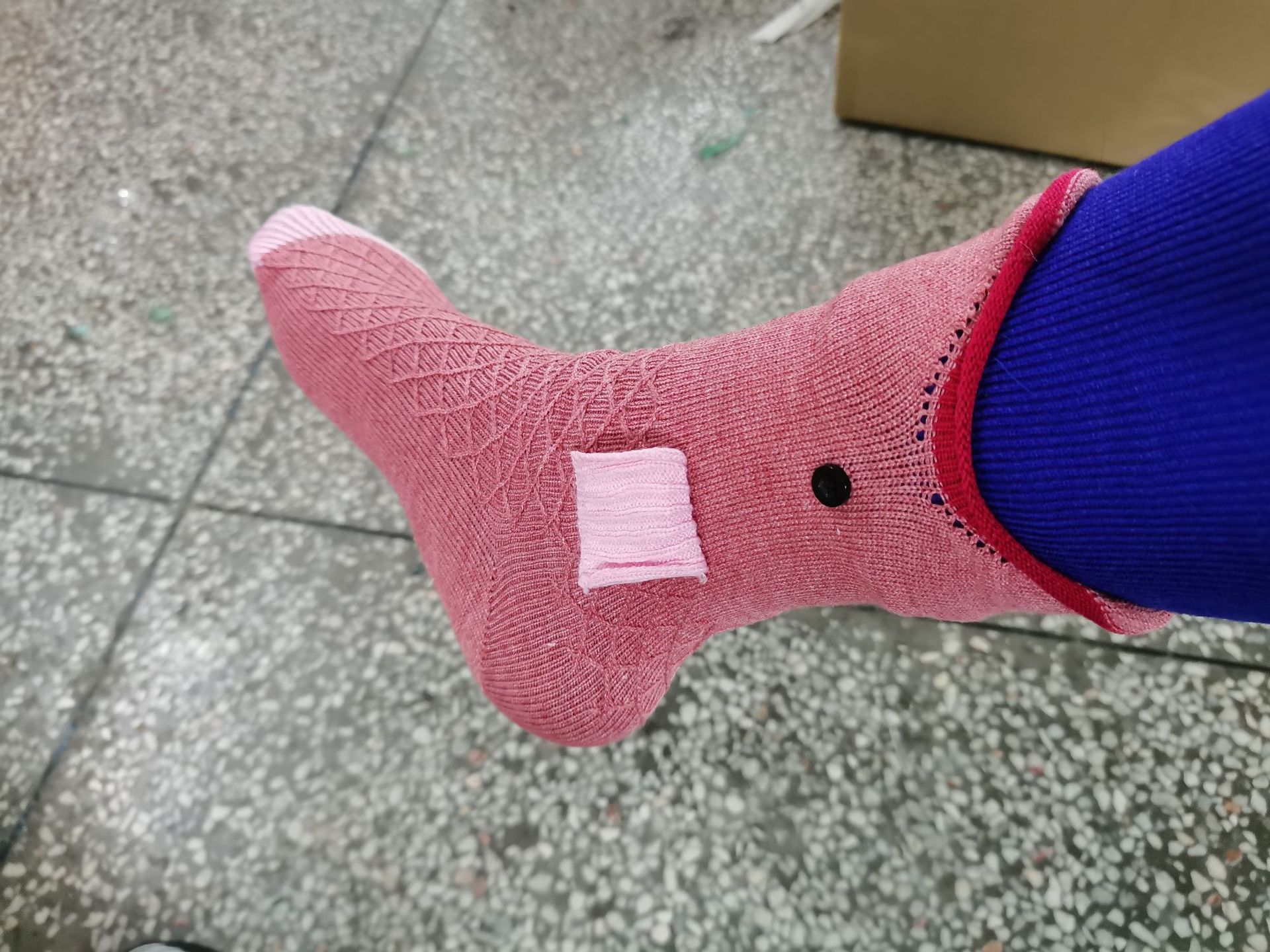 Hot items in stock: Knit Crocodile Socks, Christmas knitted crocodile socks, Shark socks, floor warm socks pic 2