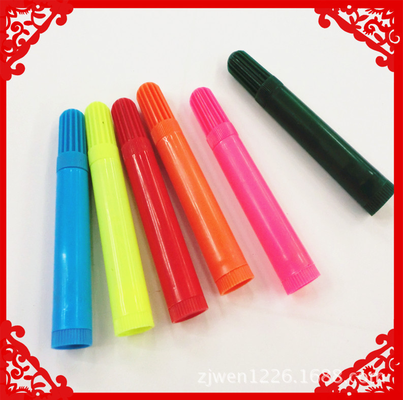 1元店6色水彩笔 水彩画笔 儿童绘画彩笔 摆地摊 一元批发详情7