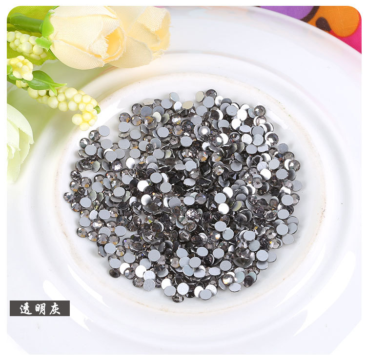 厂家直销平底水钻 水晶玻璃钻 美甲贴钻 diy手机壳材料 整包批发详情17