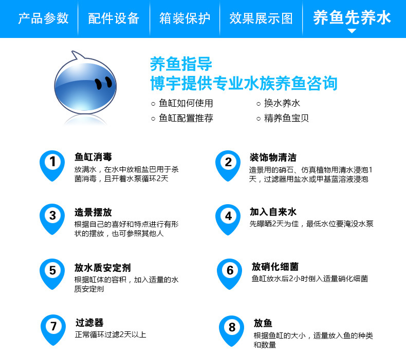 Wholesale BOYU fish tank aquarium mini office small glass fish tank MS series white pic 24