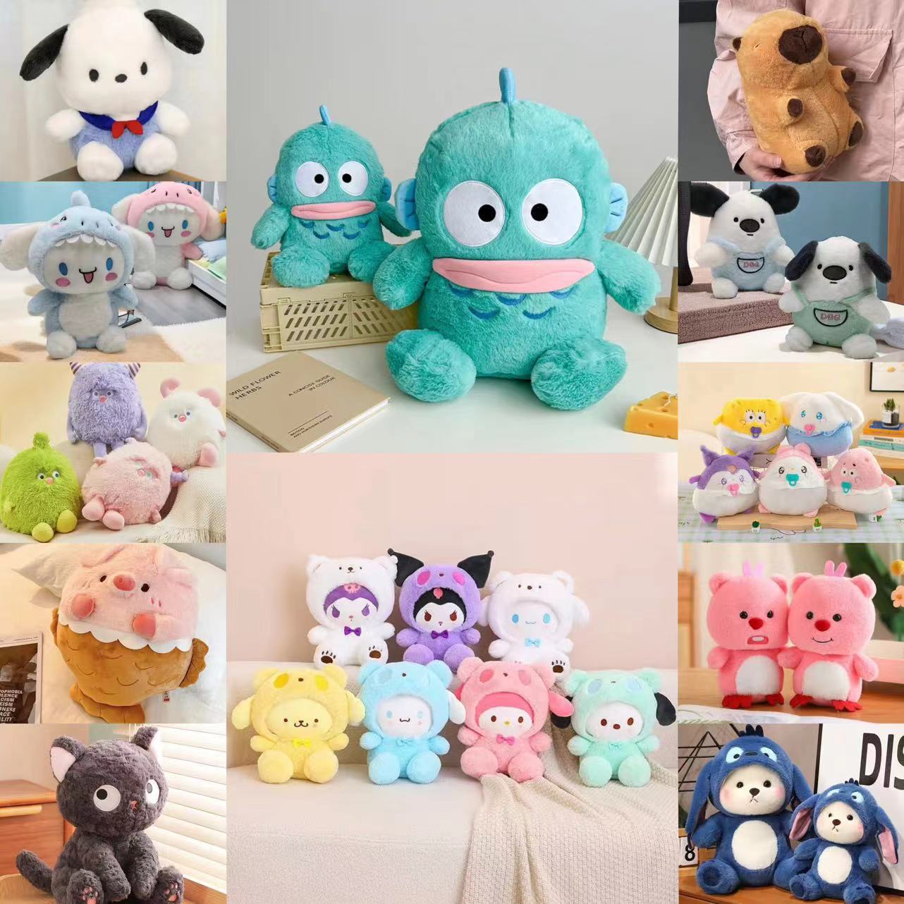 毛绒玩具批发可爱新款八寸娃娃机公仔流量款婚庆抛洒小玩偶批发详情3