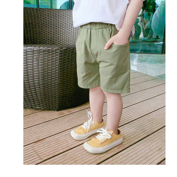 童装工装裤短裤夏季薄款男童休闲裤新款儿童夏装纯色五分外贸爆款详情21