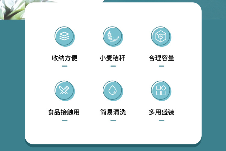 Wheat straw creative apple plates, household plastic fruit dessert, nut and vegetable plates, gift wholesale pic 4