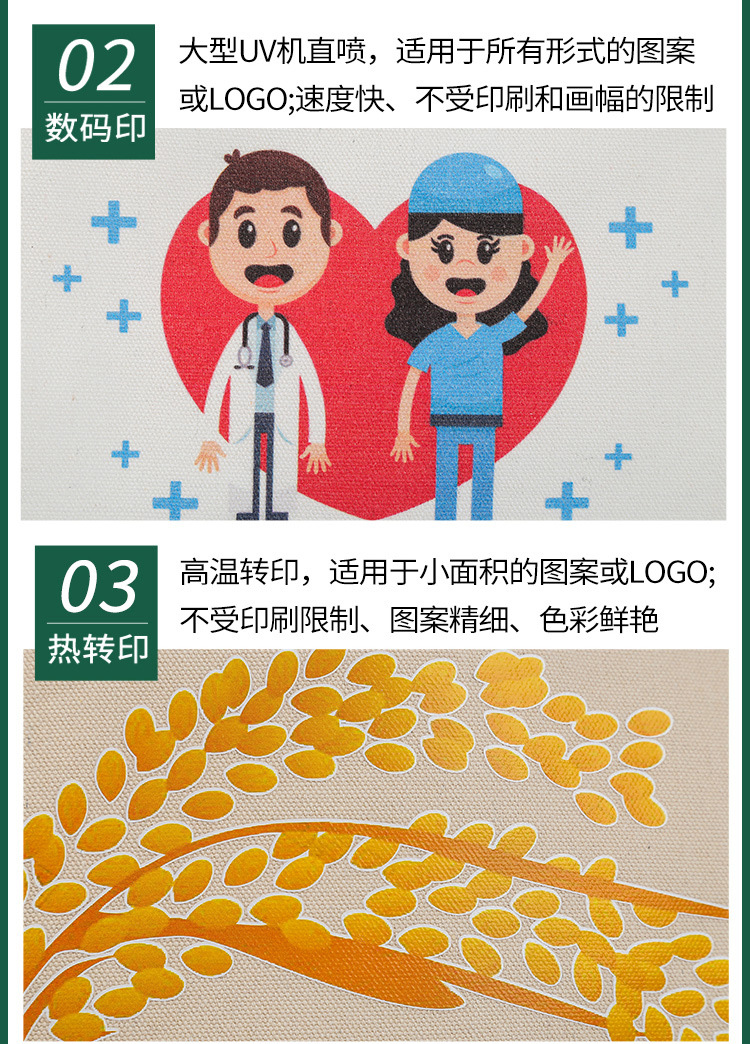 手提帆布袋定制帆布包定做企业印刷广告logo环保袋棉布袋来图定制详情9