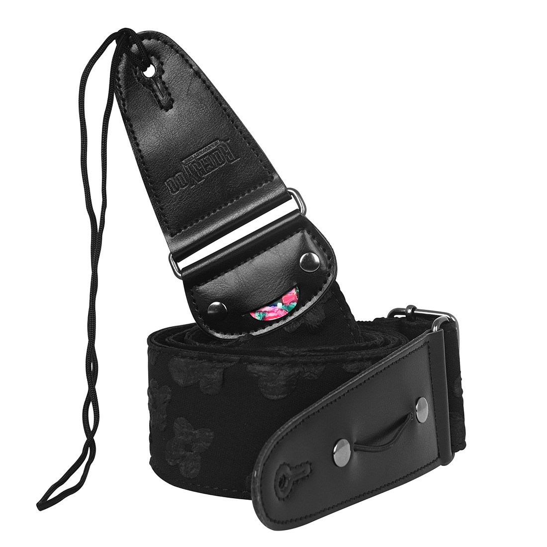 Wholesale electric acoustic guitar straps, widened three-dimensional embossed printed crossbody shoulder straps, adjustable length electric bass straps pic 12