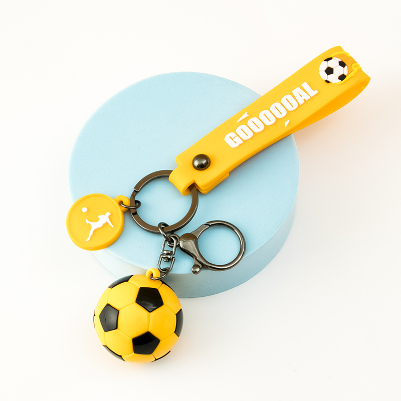 创意足球钥匙扣仿真迷你篮球挂件PVC软胶纪念品挂饰活动礼品批发详情25