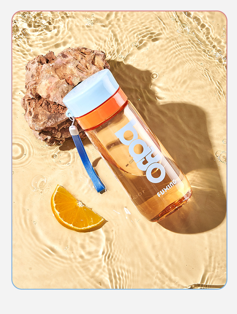 Fuxing water cup High-temperature resistant portable filtering Tea Cup, anti-drop student male and female outdoor space cup, sports and fitness water bottle pic 12