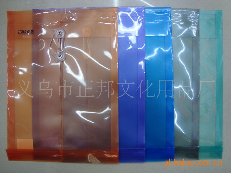 Factory wholesale PP plastic three-dimensional snap bags for materials, archives, files, and learning and office supplies. Customized storage available pic 4