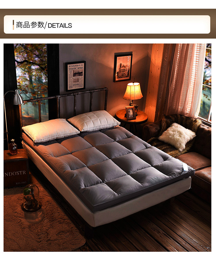 Wholesale of plush soft mattresses, 10cm thickened three-dimensional mattresses for five-star hotels, and student dormitory quilts pic 20