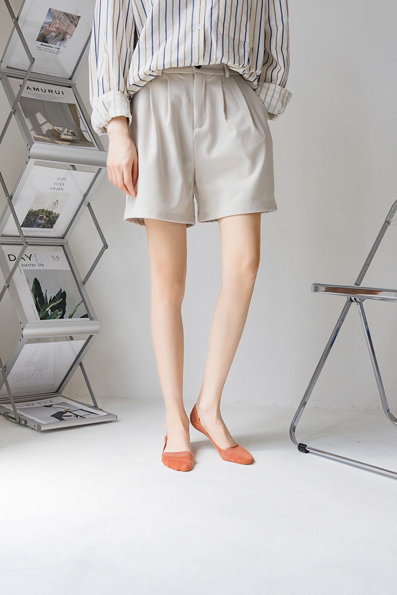 新款女隐形春夏女士袜子纯色防掉跟隐形袜点胶空调袜室内袜脚底袜详情25