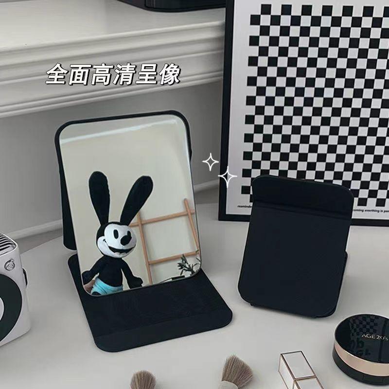 镜子折叠女学生化妆可立家用台式教室随身便携宿舍高清桌面梳妆镜详情5