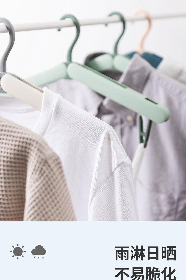 Self-designed folding clothes hangers for travel, portable clothes drying hangers for business trips and outings, and socks and underwear drying clips pic 6