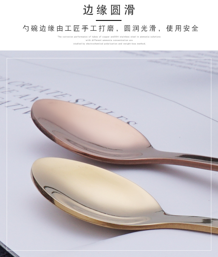The spoon304 stainless steel coffee spoon cartoon cute cat dessert spoon handle hanging cat poop coffee spoon pic 18