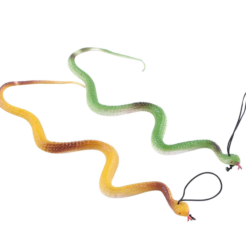 B1542 simulated small snake rubber fake snake pendant, street stall toy, scare toy, toy wholesale pic 3