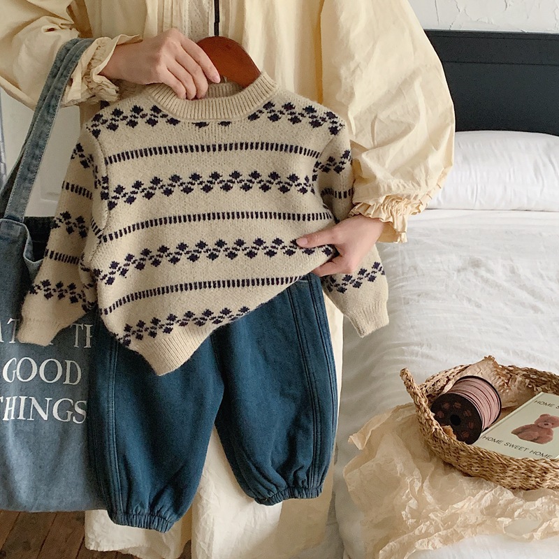 Pantalones niño invierno niños retro pantalones 2023 bebé hombre pantalones vaqueros otoño invierno con fleece niño pantalones casual versión coreana pic 9