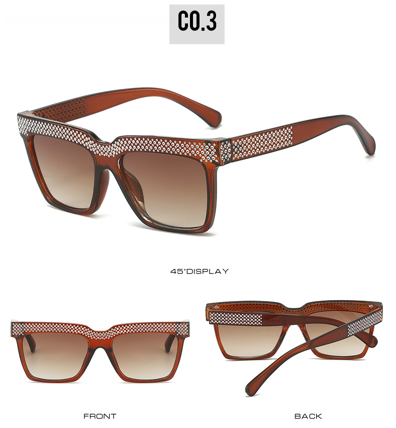 欧美连体镜片一字镶钻太阳镜高级感轻奢百搭眼镜户外遮阳派对墨镜详情9