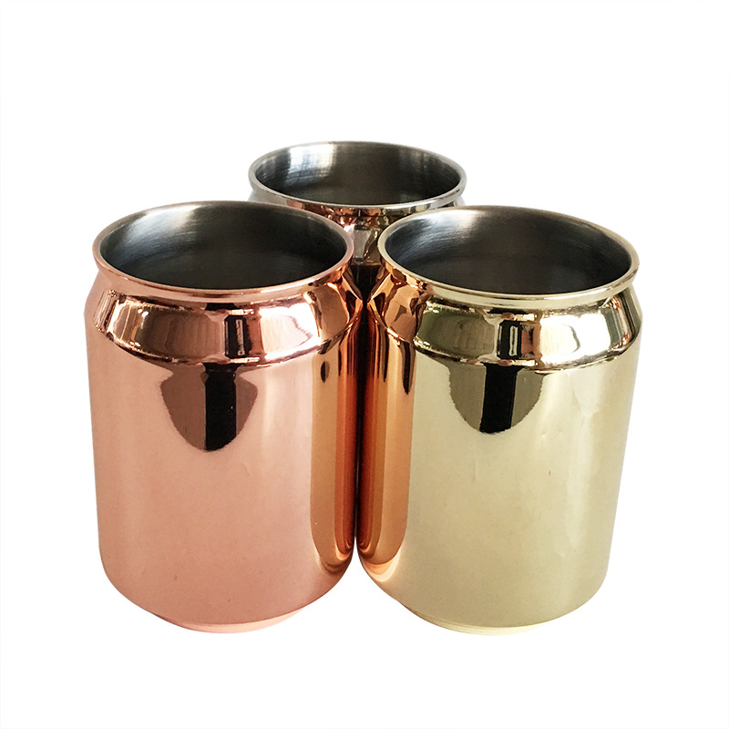 New 304 stainless steel cola cups, easy-pull cans, beer mugs, factory direct supply, customizable creative cola cans available pic 10