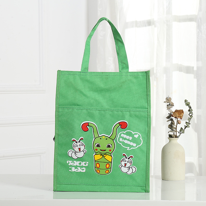 韩版新款A4补习袋学生课本手提书包袋儿童卡通美术袋手拎作业袋详情10