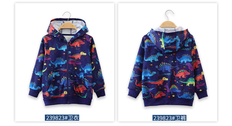 2024冬季新款男童秋冬外套中大童加绒加厚卫衣儿童韩版上衣详情7