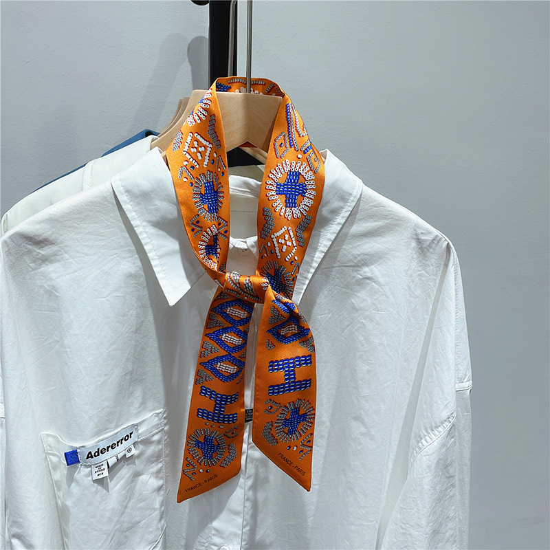 The new autumn and winter 2021 autumn and winter fairy ribbon hair accessory and French ribbon headwear for women are popular on the Internet pic 7