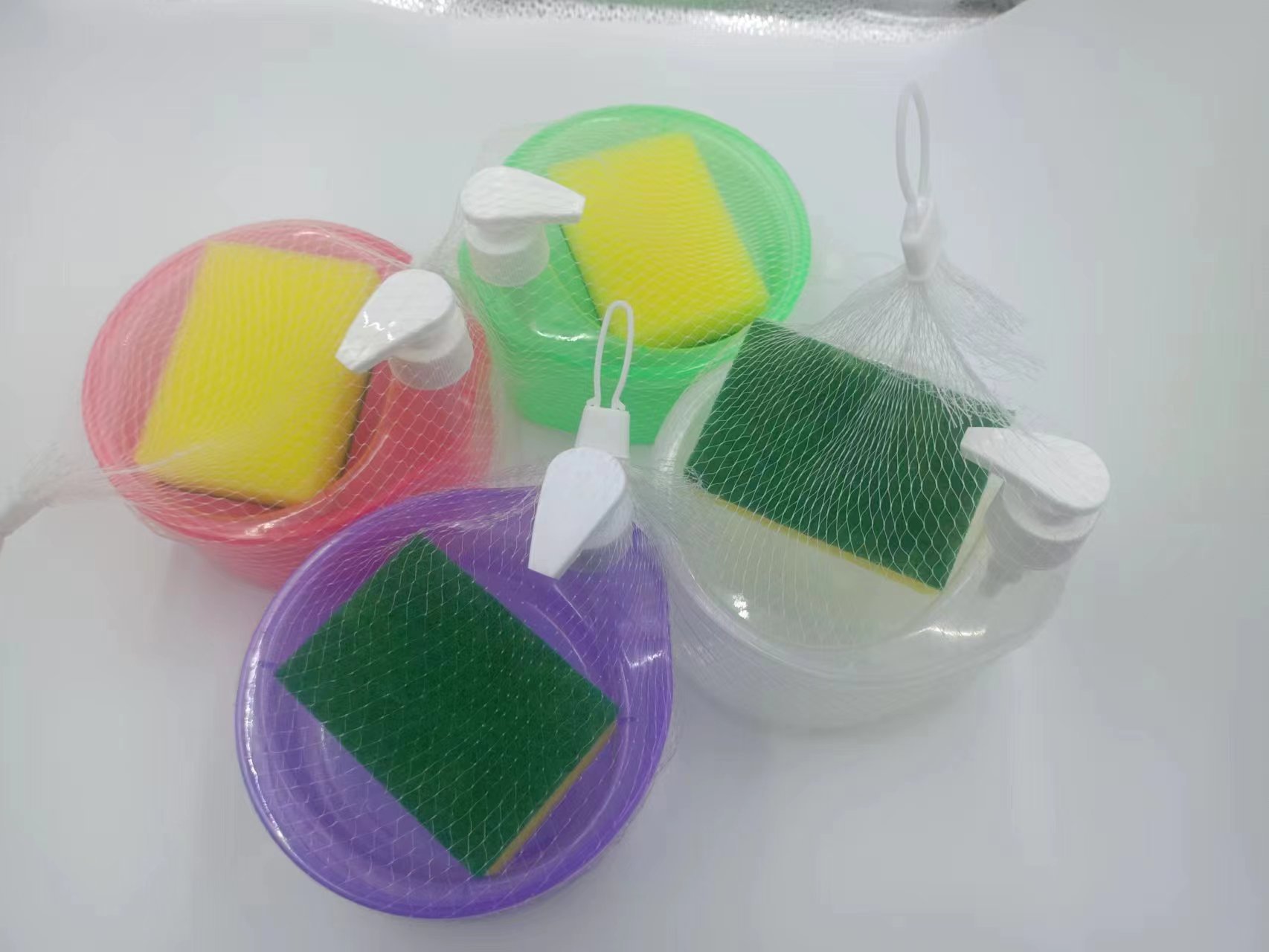 跨境厨房洗洁精按压盒皂液盒洗碗刷锅皂液按压器给皂器皂液分配器详情8