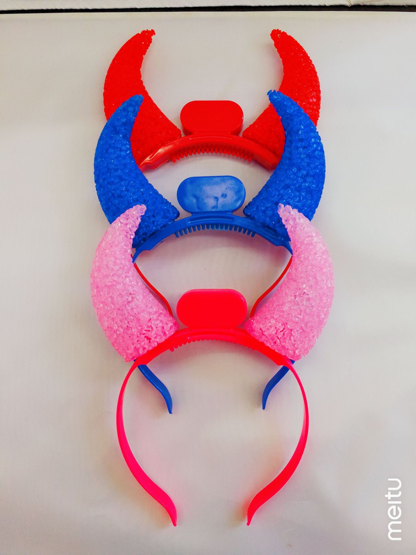 Classic and best-selling particle horn LED light-emitting headband particle horn headwear pic 1