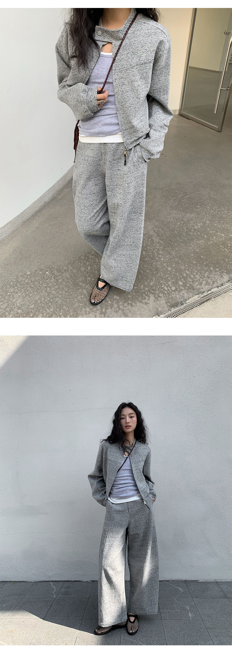 NEIHE内赫2025时尚休闲镰刀卫衣长裤子女春秋季女装新款252215详情9