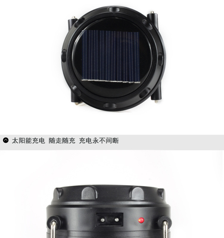 户外太阳能灯 G85可充电野外露营灯室内LED应急马灯帐篷灯 pic 6