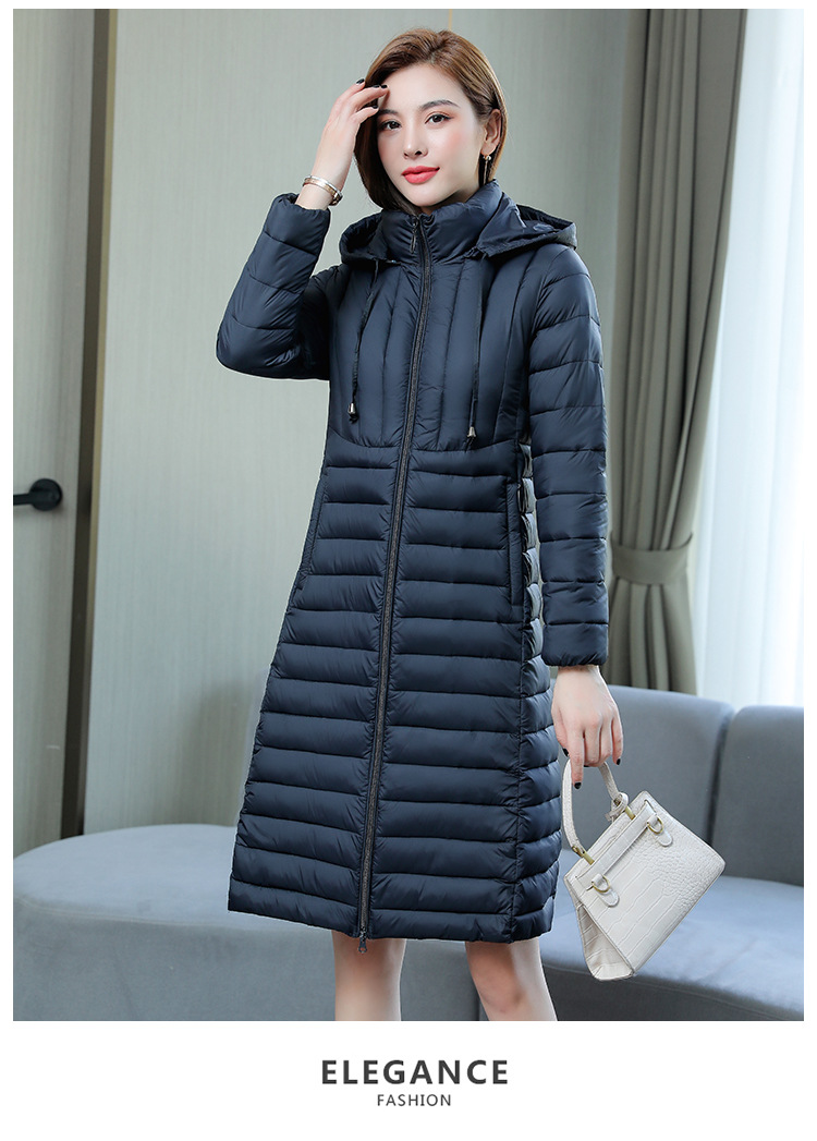 A mid-length cotton-padded jacket for women, 2020 winter new style Korean large-sized slim-fit down cotton-padded jacket, one piece consignment pic 20