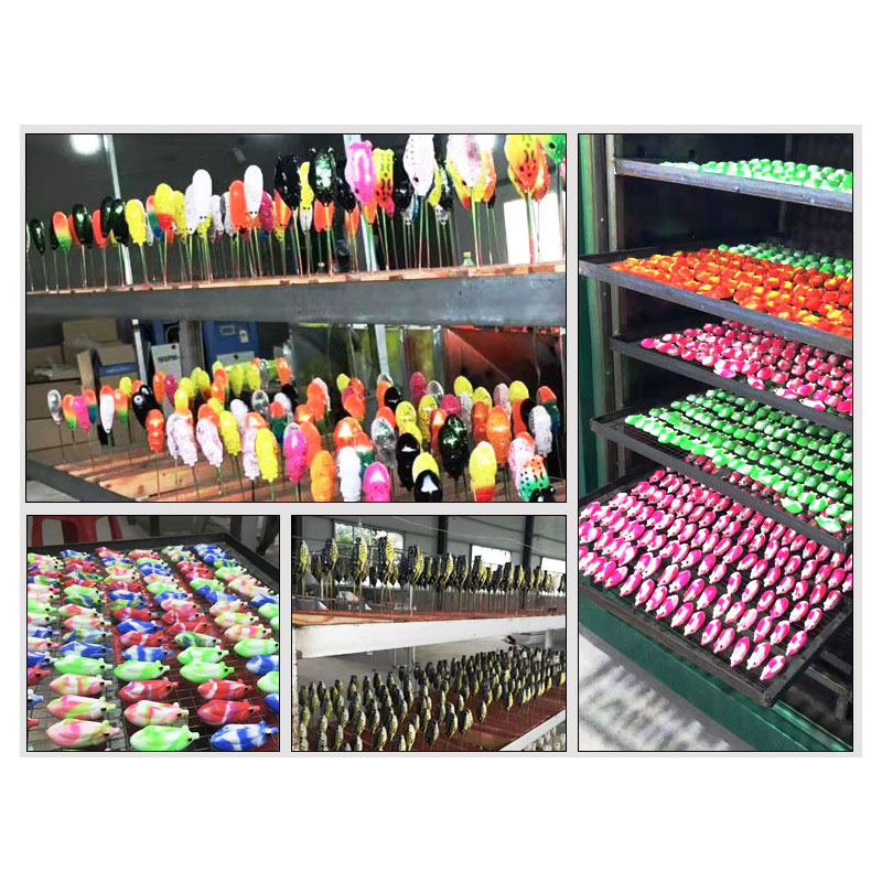 仿生雷蛙蛋蛙厂家批发 高碳钢倒刺双钩12g路亚假饵 黑鱼雷蛙软饵详情6