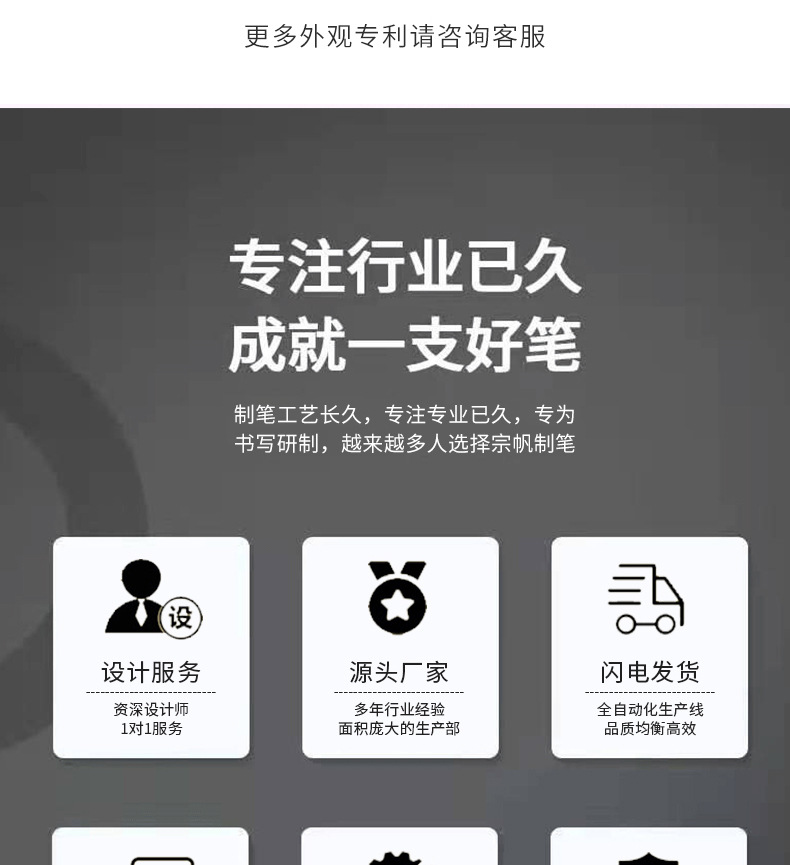 宗帆文具可爱萌宠卡通狗中性笔黑色学生水笔办公签字0.5mm黑水笔详情21
