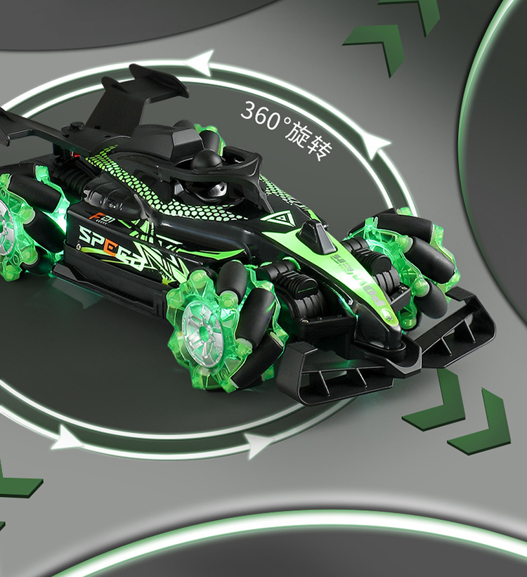2.4G遥控车F1喷雾音乐赛车儿童特技漂移灯光音乐四驱车玩具礼物详情12
