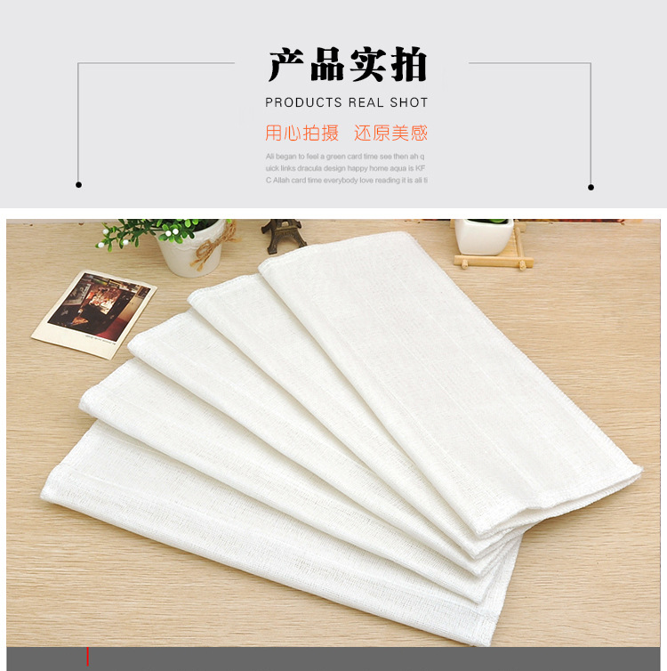 12-layer extra-dense thickened non-stick oil cleaning cloth, wood fiber non-shedding scouring pad, kitchen and household dishcloths wholesale pic 3