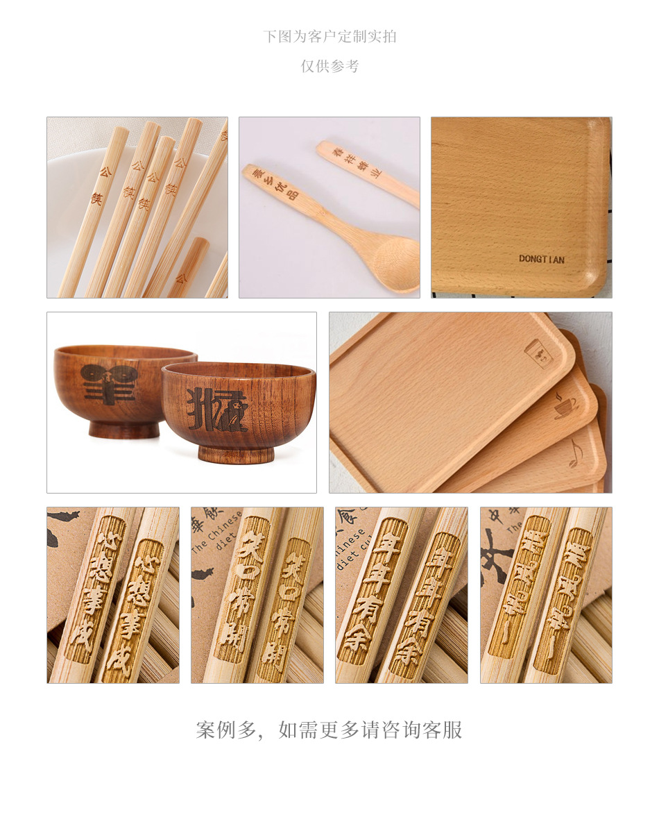 Wholesale beech long-handled spatula, unpainted and waxed cooking kitchenware set, non-stick pan, long-handled wooden spatula for stir-frying pic 20