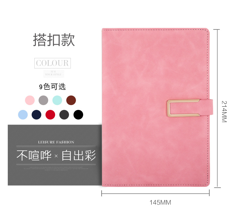 Customized b5 business wholesale notebook set, student planner soft leather gift, a5 notebook custom logo pic 14