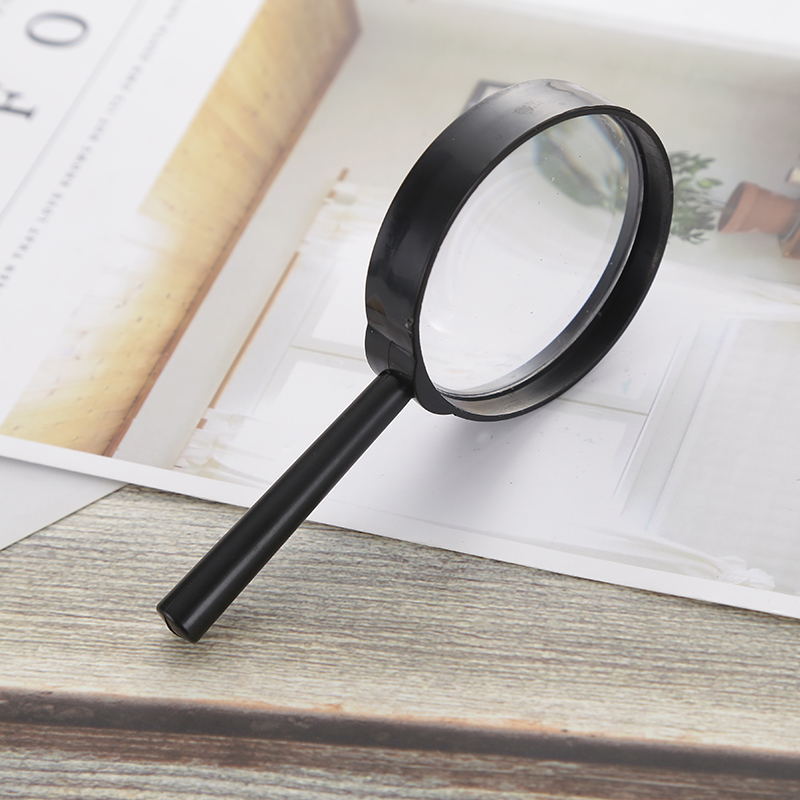 60mm magnifying glass for elderly people to read, plastic magnifying glass, optical amplifier, one-yuan department store special batch pic 2