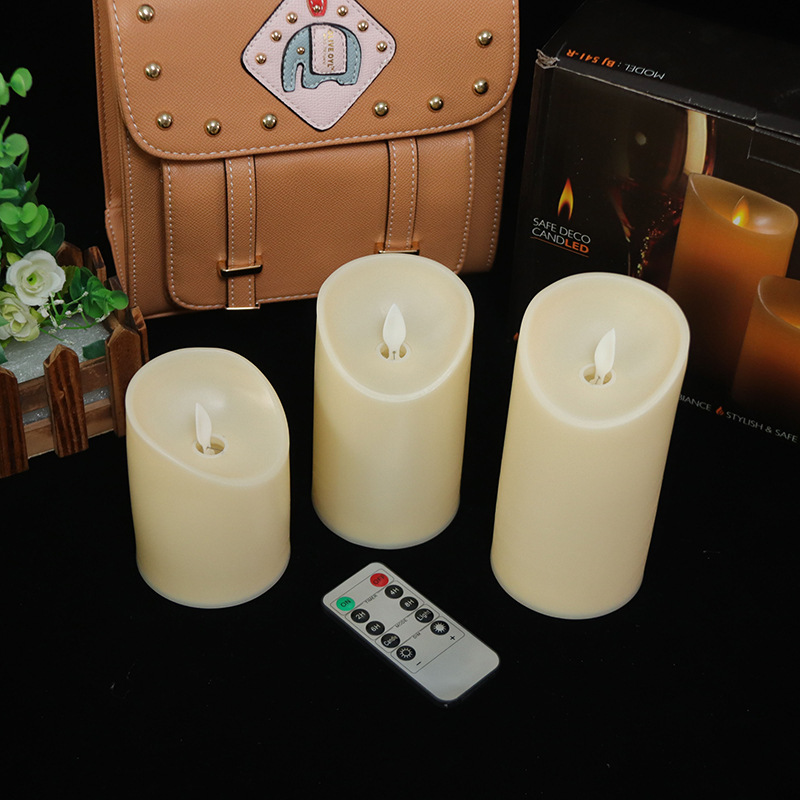 10-key simulation timing swing remote control light body electronic candle creative wedding birthday led candle light pic 8