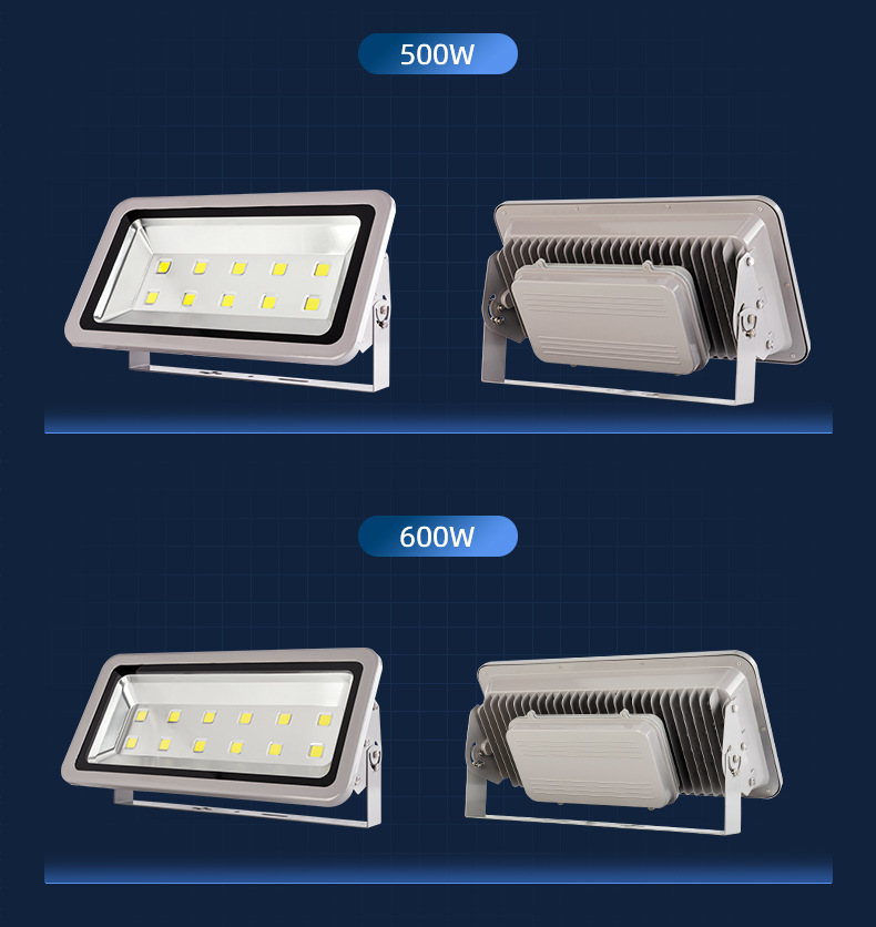 LED投光灯泛光灯厂房高亮户外广告灯室外露天防水广场球场灯路灯详情15