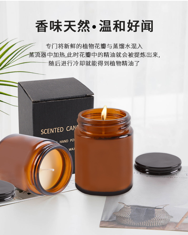 الشموع المعطرة في علب الشاي الإبداعية، كؤوس المعطر، الشموع المعطرة، الشموع، شمع الصويا، الشموع الرومانسية pic 8