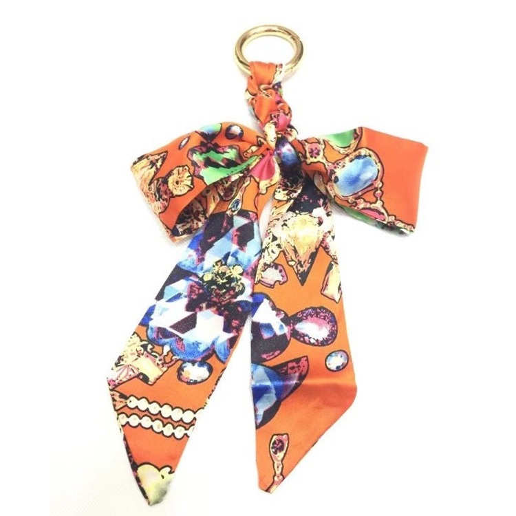 Jane Eyre Siyuan new product supply: Small square scarves, versatile leather buckles, leather bags, decorative small neckerchiefs, bag straps, silk scarf accessories, keychains pic 16