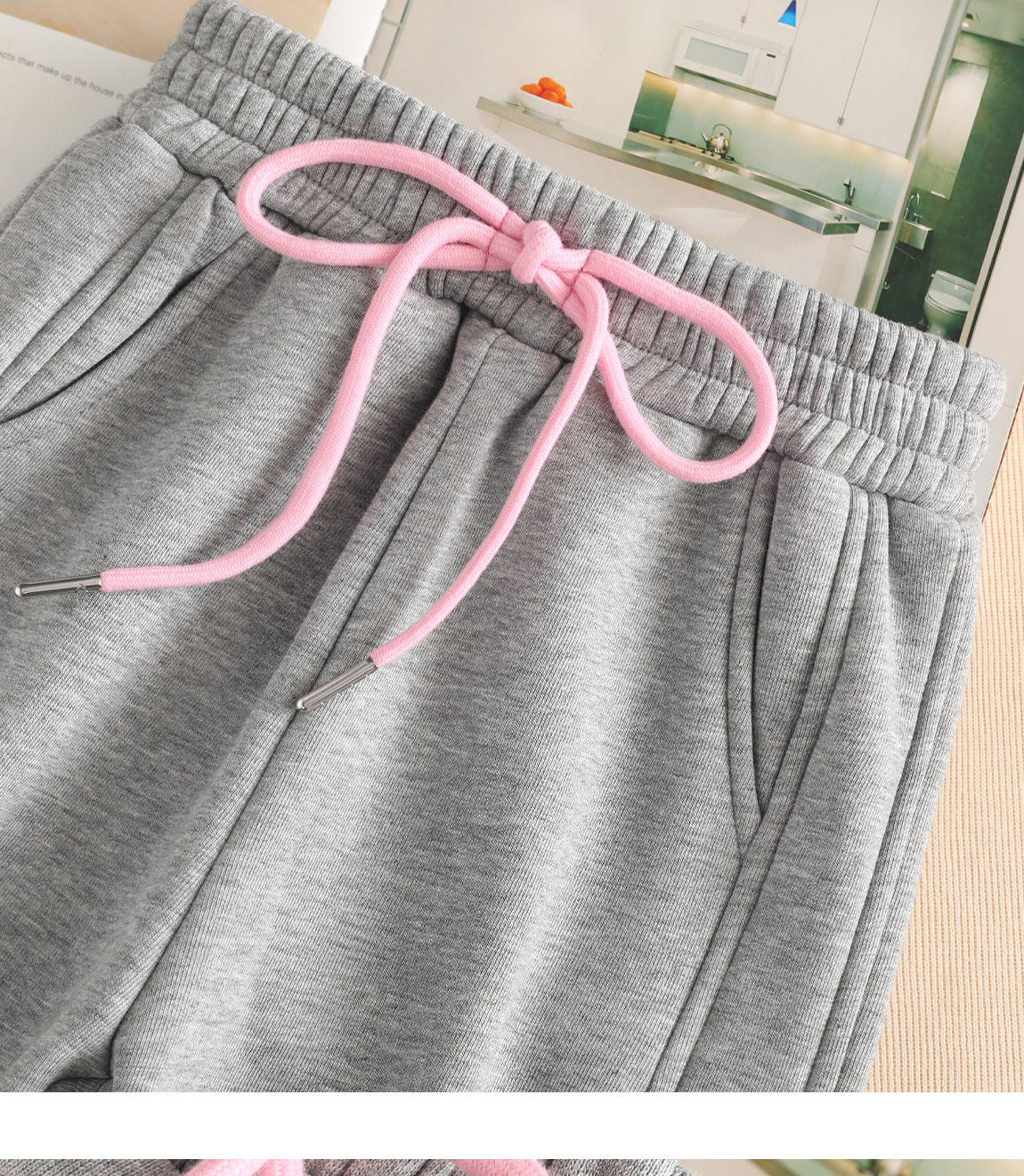 女童加绒裤子儿童纯棉加厚休闲长裤中大童秋冬运动裤卫裤女孩冬装详情14