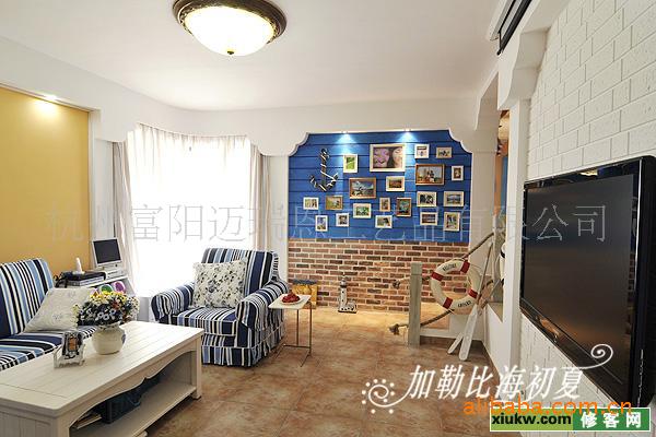 地中海风格靠枕 抱枕 酒吧靠垫 沙发抱枕 含芯 迈瑞恩 方形枕详情48