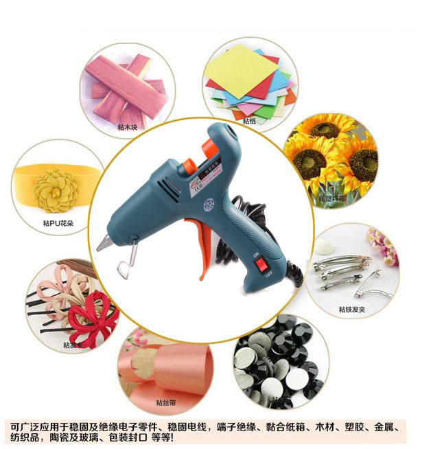Youcheng Black 40W large glue gun without switch, suitable for 11mm thick glue sticks, factory direct sales pic 3